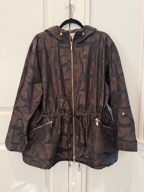 Chico's Zenergy Camo Hooded Utility Jacket Size 4/20